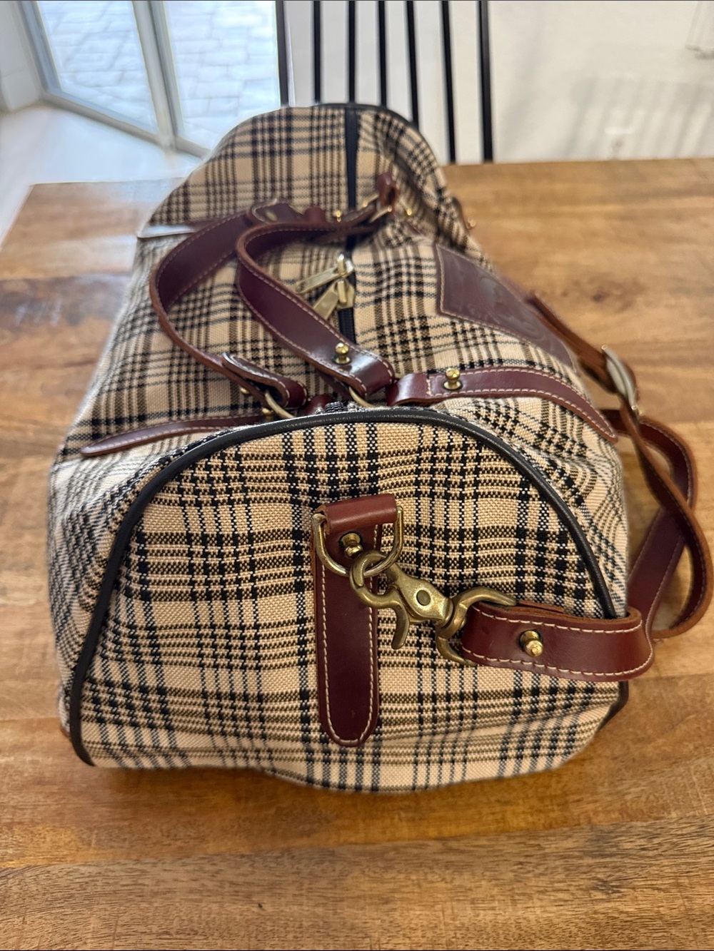 5/A Signature Baker Duffle Bag With Leather Strap - Picture 2 of 10